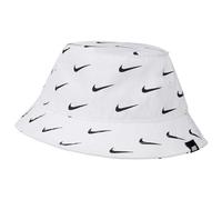 Nike Unisex Kids Swoosh Print Bucket One Size Hat, Weiß, Einheitsgröße EU