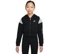 Nike Unisex Kinder Air Ft Jacke, Black/White/Lt Smoke Grey, 13 Jahre EU