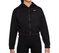NIKE Kinder Unterjacke G NK TF FZ HOODIE SE+ BLACK/WHITE XS