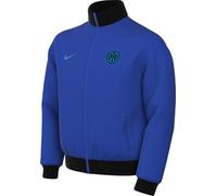 NIKE Unisex Kinder Inter Mailand Academy Pro Mit Dri-fit-technologie Für Ältere Fußball-Hymnenjacke, Lyon Blue/Schwarz/Chlorine Blue, 10-11 Jahre EU