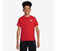 Nike Unisex Kinder K NSW Tee Emb Futura Lbr Shirt, University Red, 10-11 Jahre EU
