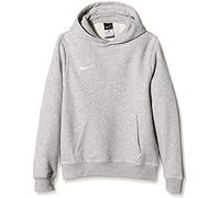 Nike Unisex Kinder Kapuzenpullover Team Club, Grau (Grey Heather/football White), M