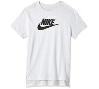 Nike Unisex Kinder Nsw Dptl Basic Futura T Shirt, Magic Ember/White, 122 EU