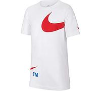 Nike Unisex Kinder Nsw Swoosh Pack Fa21 T Shirt, Weiß, 140 EU