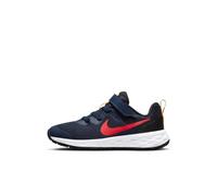 Nike Unisex Kinder Revolution 6 Sneaker, Midnight Navy Bright Crimson Black, 21 EU