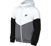 NIKE Unisex Kinder Sportswear Windrunner Repel-jacke Mit Kapuze Für Ältere Jacket, White/Smoke Grey/Black/Black, 8-9 Jahre EU