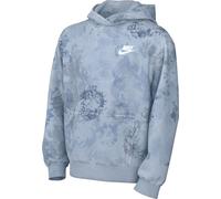 Nike Unisex Kinder Top K NSW Club Ft HDY Wash AOP, Lt Armory Blue/White, FN8737-440, M