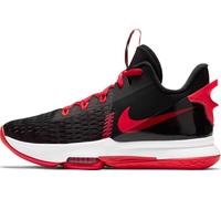 Nike Unisex Lebron Witness 5 Basketball Shoe, Black Bright Crimson University Red, 42.5 EU