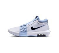 Nike Unisex Lebron Witness Viii Basketballschuhe, White/Black/University Blue Retail, 44.5
