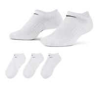 Nike Unisex Max Cushion No-Show 3er Pack Socken 34-38 Weiß