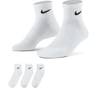 Nike Unisex Max Cushion Quarter 3er Pack Socken 46-50 Weiß