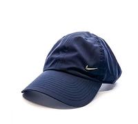 Nike Unisex Metal Swoosh H86 Baseball Kappe, Obsidian/Metallic Silver, Einheitsgröße EU