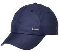 Nike Unisex Metal Swoosh H86 Baseball Kappe, Obsidian/Metallic Silver, Einheitsgröße EU