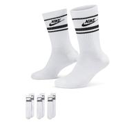 Nike Unisex Nsw Everyday Essential Cr Socke, WHITE/BLACK/BLACK, M EU