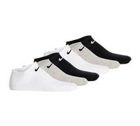 NIKE Unisex Sneakersocken, 6er Pack - Lightweight - No Show Sneaker, einfarbig, Logo 38-42 Mehrfarbig
