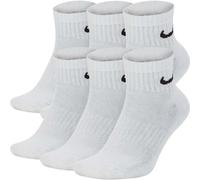 Baumwollknöchelsocken Nike EVERYDAY CUSHIONED QUARTER (6 PAIRS) weiß SX7669-100 - M
