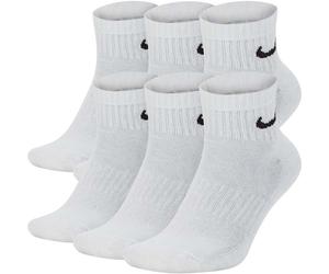 Nike Unisex Socken Everyday Cushioned Ankle Socks (6 Pairs) SX7669-100 42-46 White/Black