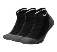 Nike Unisex Socken Everyday Max Cushion No-Show Socks (3 Pair) SX6964-010 38-42 Black/Anthracite/White