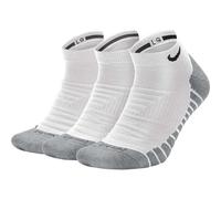 Nike Unisex Socken Everyday Max Cushion No-Show Socks (3 Pair) SX6964-100 38-42 White/Wolf Grey/Black