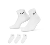 Nike Unisex Sportsocken Everyday Cushion Ankle 3PR SX4926-101 46-50 White/Black