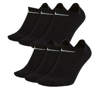 Nike Unisex Sportsocken Everyday Lightweight No-Show 6PR SX7679-010 42-46 Black/White