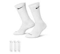 Nike Unisex Sportsocken Everyday Plus Cushioned Socks 3 Pairs SX6888-100 38-42 White/Black
