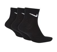 NIKE Unisex Sportsocken im Pack - Everyday, Vorteilspack, Lightweight No Show Ankle, einfarbig Schwarz 38-42 3er Pack (1x3P)