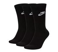 Nike Unisex Sportstøj Everyday Essential Crew Socken, black/White, M EU