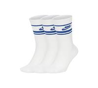 Nike Unisex Sportswear Essential Crew Socken, White/Game Royal, S