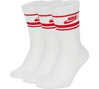 Nike Essential Socks Socken Weiss Rot F102 weiss S