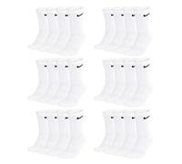 NIKE Unisex Trainingssocken Everyday Cushioned Crew Socks SX7664 12 Paar, Artikel:-100 white, Größe:42-46