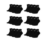 Nike Everyday Lightweight Sportsocken 3er Pack - Schwarz, Weiß, Größe 38-42