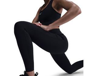 NIKE Universa Medium-Support High-Waist 7/8-Leggings Damen 010 - black/anthracite/dk smoke grey L