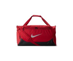 NIKE UX.-Sporttasche NK BRSLA M DUFF - X für Herren, Funktionsmaterial, Tough Red/Black/Reflect Silver, One Size