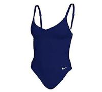 Nike Swim V-neck Swimsuit Blau S Frau