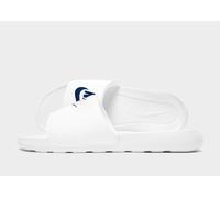 Badesandale NIKE SPORTSWEAR "VICTORI ONE SLIDE", Herren, Gr. 45, weiß, Synthetik, kontrastfarbene Details, unifarben, Schuhe Schlappen Badelatschen Pantolette, Badelatschen (70619229-45) weiß
