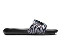 NIKE Victori One Print Badelatschen Damen 011 - black/black-metallic silver 36.5
