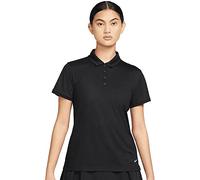 Nike Victory Dri-Fit Golf-Poloshirt für Damen, Schwarz/Weiß, Mittel