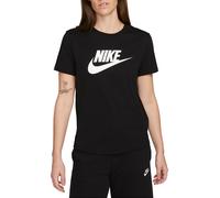 NIKE Sportswear Essentials Logo T-Shirt Damen 010 - black/white M