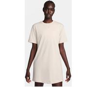NIKE Damen Kleid W NSW ESSNTL SS DRESS TSHRT LT OREWOOD BRN/SAIL S (0196974848486)