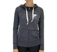 Nike W NSW Gym VNTG Hoodie FZ, Sweatjacke, S, grau (anthrazit/Sail)