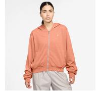 NIKE Damen Shirt Sportswear Chill Terry Loose Full-Zip French Terry (FN2415) S APRICOT AGATE/HTR/SAIL