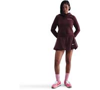 NIKE W NSW PHNX FLC SHRUNKEN HOODIE BURGUNDY CRUSH, XL