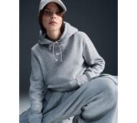 Nike NSW Phoenix Fleece - Damen Hoodie - Dark Grey Heather/Sail, M
