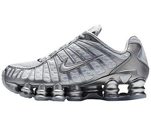 Nike W Shox Tl, Damen Leichtathletikschuhe, Mehrfarbig (Pure Platinum/Chrome 3), 36.5 EU