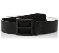 Nike Wendbare Karbonfaser-Textur für Jungen, Jungen, Gürtel, Carbon Fiber Texture Reversible, schwarz/weiß, Small