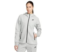 Nike - "Windrunner" Hoodie mit durchgehendem Reißverschluss für Damen, Fleece (Grau) S