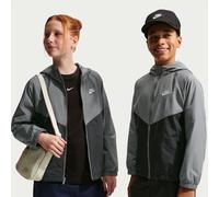 Nike Windrunner Repel-Jacke mit Kapuze für ältere Kinder - Grau M IF2821-084
