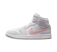Nike WMNS Air Jordan 1 Mid Basketballschuh für Damen, Lt Iron Onre Atmosphere White, 39 EU