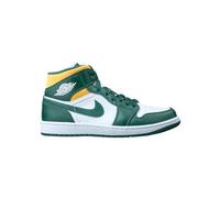 Nike, Wmns Air Jordan 1 Mid, Basketballschuhe für Herren, grün, 41 EU
